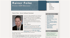 Desktop Screenshot of feike.de